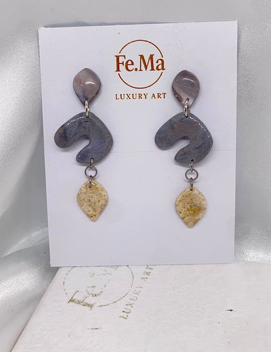 Orecchini Granito Roccia