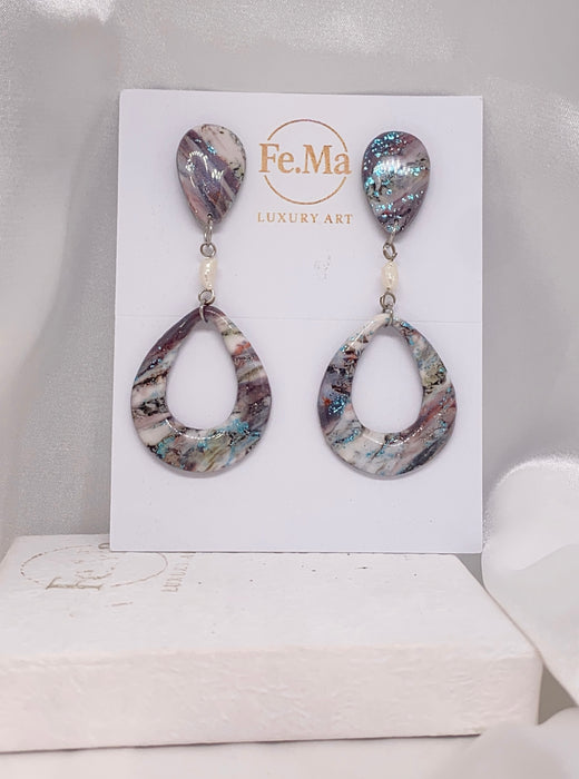 Orecchini Graniti Tracce