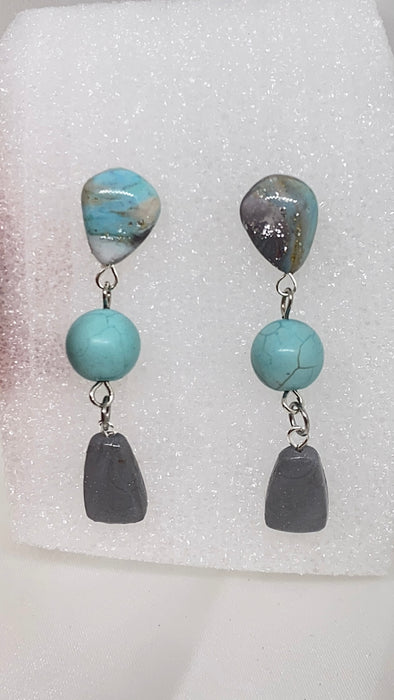 Orecchini Granito Turchese