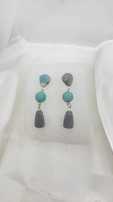 Orecchini Granito Turchese