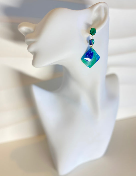 Orecchini Infinito Laguna