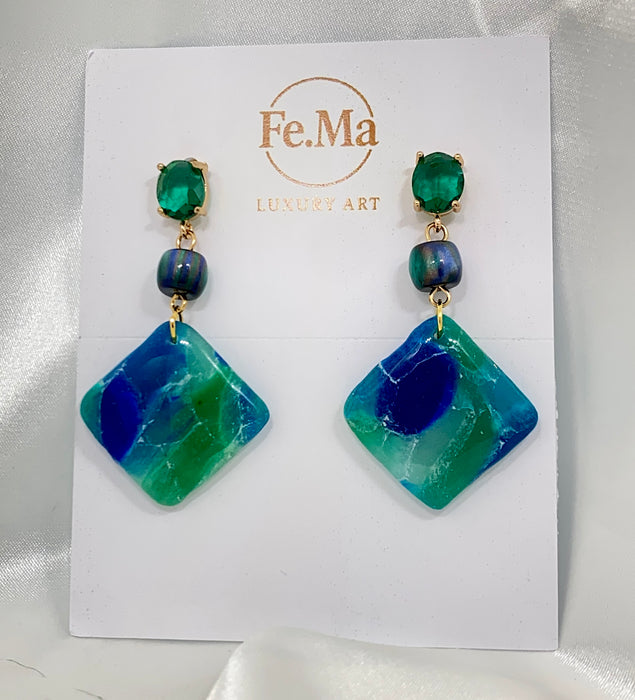 Orecchini Infinito Laguna