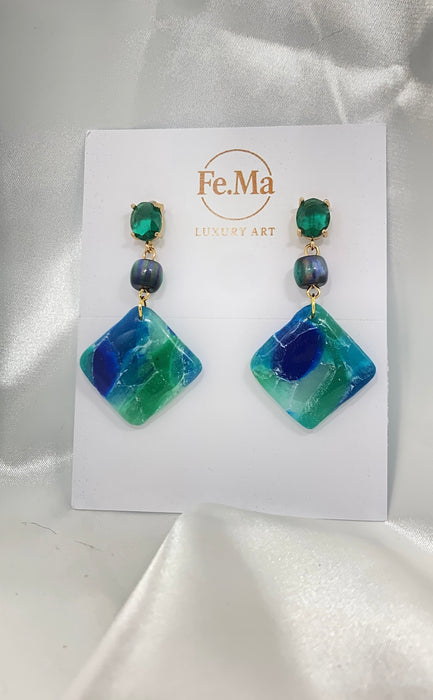 Orecchini Infinito Laguna