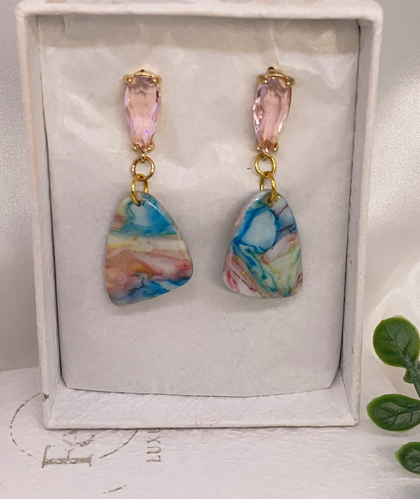 Orecchini Mermaid Corallo