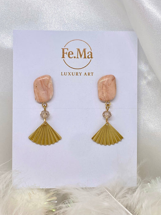 Orecchini Roseus Aurum Vento Dorato