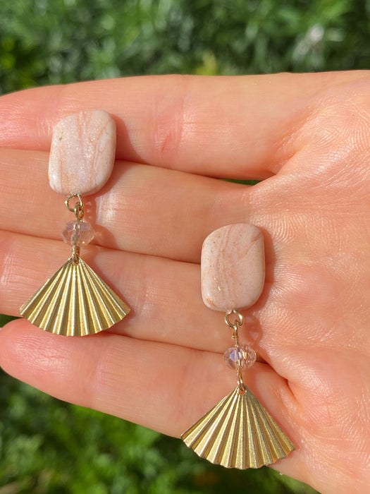 Orecchini Roseus Aurum Vento Dorato