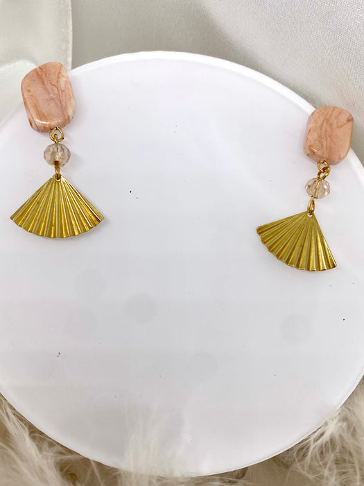 Orecchini Roseus Aurum Vento Dorato