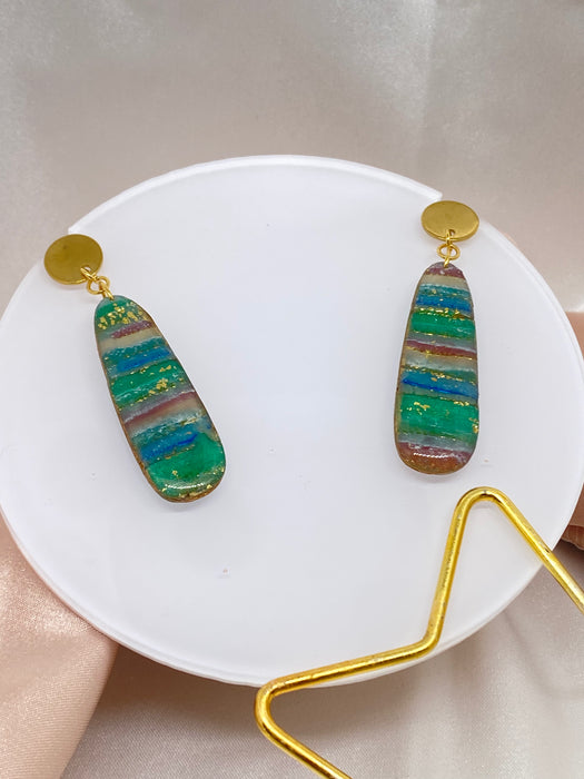Orecchini Smeraldo Mediterraneo Riflessi
