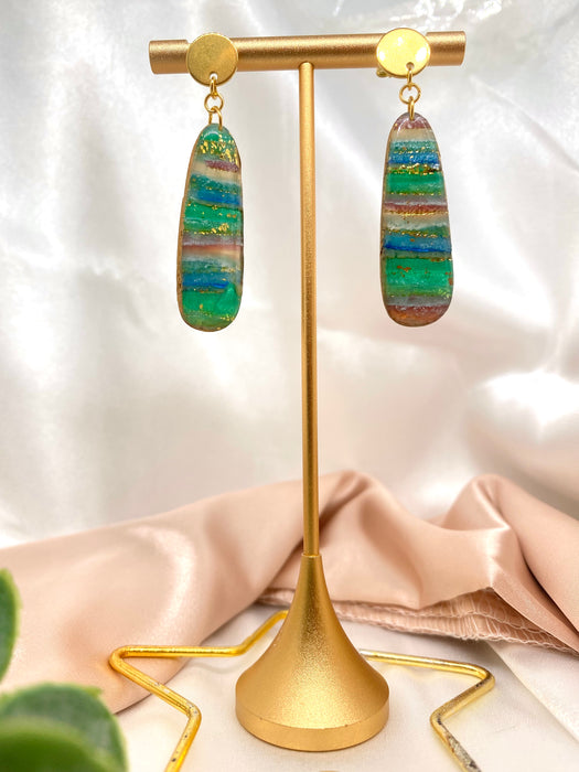 Orecchini Smeraldo Mediterraneo Riflessi