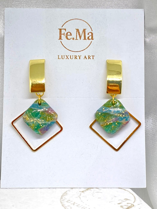 Orecchini Acquerello Geometrie