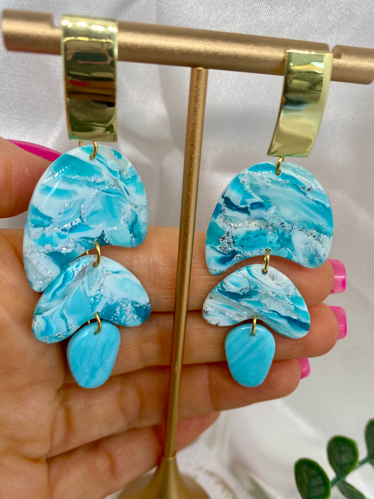 Orecchini Portofino Onde Gemelle