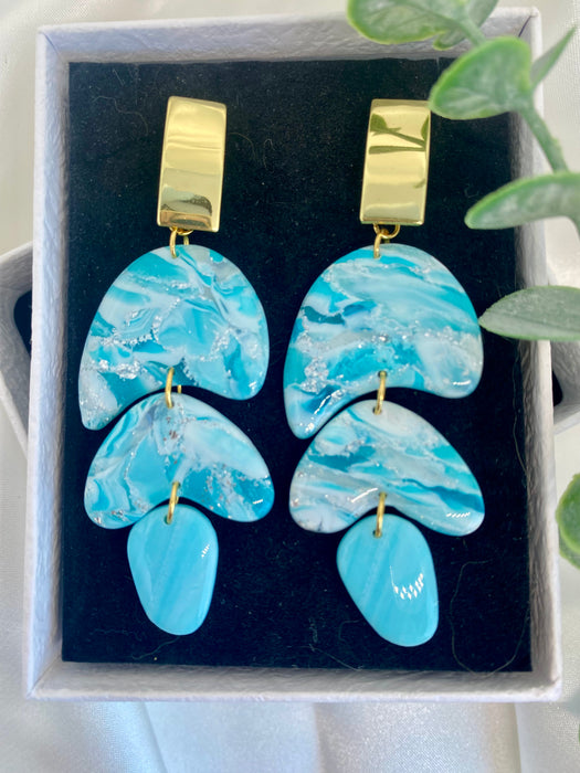 Orecchini Portofino Onde Gemelle