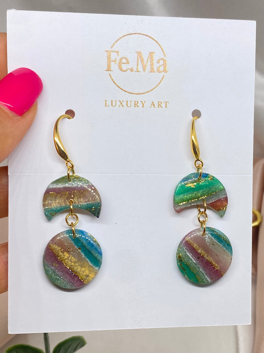 Orecchini Smeraldo Mediterraneo Doppio Incanto