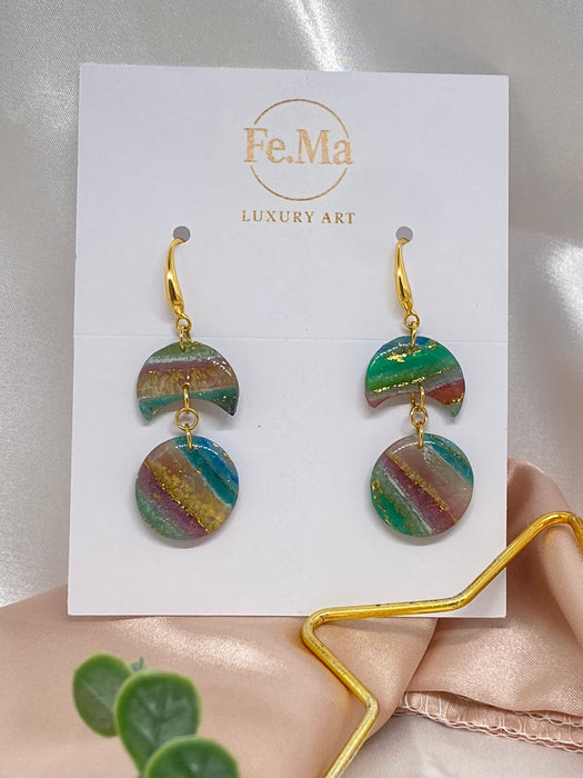 Orecchini Smeraldo Mediterraneo Doppio Incanto