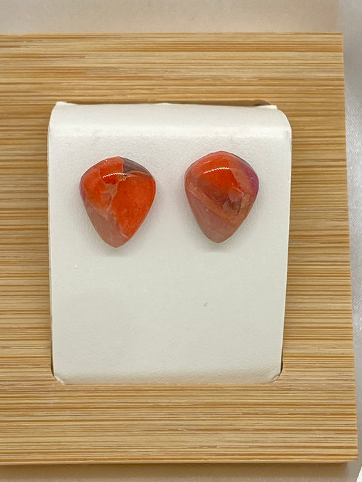 Orecchini Vulcano Corallo